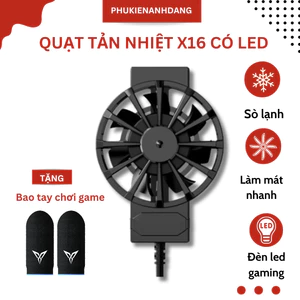 Quạt Tản Nhiệt Điện Thoại X16 Chơi Game Giá Rẻ