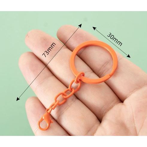 Móc khóa càng cua nhiều màu pastel xinh xắn DIY