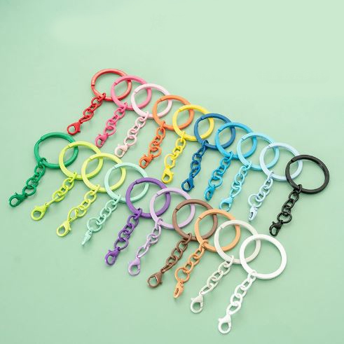 Móc khóa càng cua nhiều màu pastel xinh xắn DIY