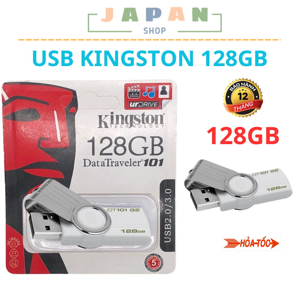 USB Kingston 128GB ,USB Kingston Thiết Kế Nhỏ Gọn Chống Nước ,USB 3.0 ...