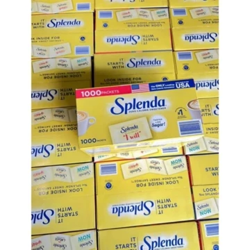 Nguyên thùng Đường ăn kiêng Splenda 1000 gói =1kg của Mỹ cho người ăn kiêng, tiểu đường, DAS