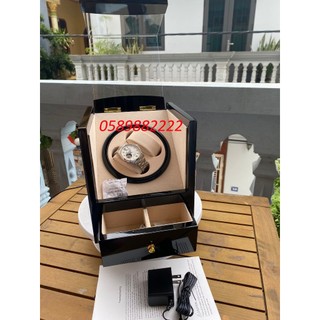 Hộp 2+2 xoay đồng hồ cơ - Watch Winder [ Lên dây cót đồng hồ cơ Automatic ] hàng sẵn có Winder Watch