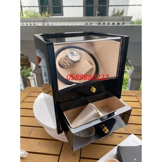 Hộp 2+2 xoay đồng hồ cơ - Watch Winder [ Lên dây cót đồng hồ cơ Automatic ] hàng sẵn có Winder Watch