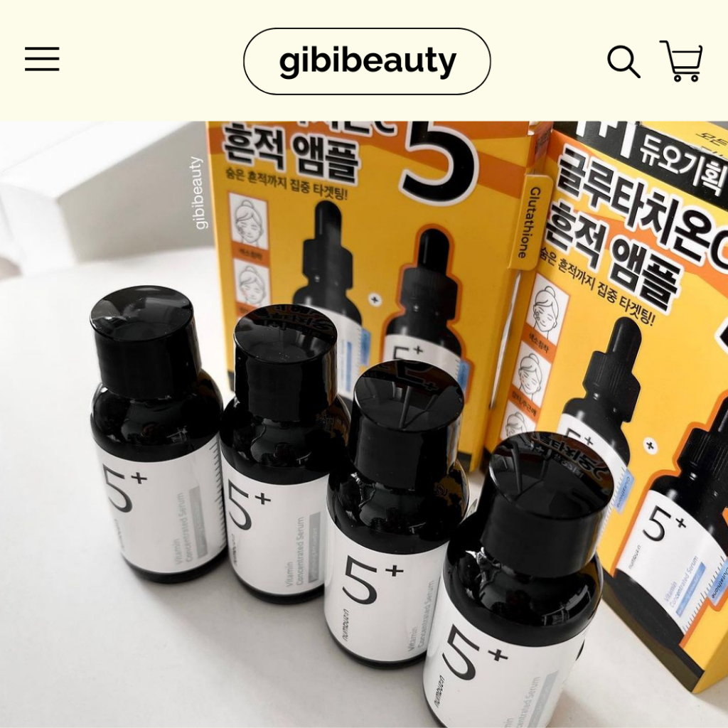 Serum NUMBUZIN No.5 Glutathione C Trace Ampoule 30ml Shopee Việt Nam
