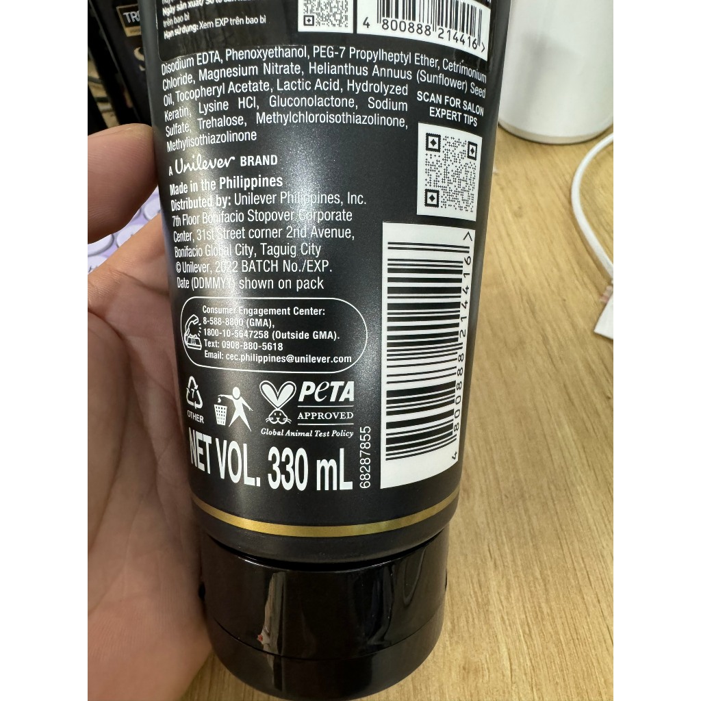 Dầu gội/Dầu xả TRESemmé Color Vibrancy Aminobond+ 220ml