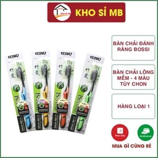 Bàn chải đánh răng than tre hoạt tính Hàn Quốc BOSSI 921 hàng loại 1- kho sỉ mb