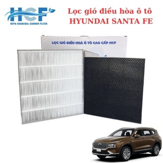 Lọc gió điều hòa Cao Cấp HCF Hàn Quốc cho xe Hyundai Santafe 2016 -2025