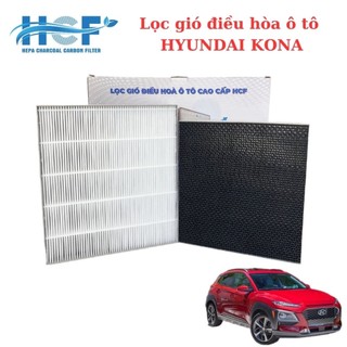 Lọc gió điều hòa cao cấp HCF Hàn Quốc cho xe Hyundai Kona 2018 -2022, Hyundai Ioniq 5 2023-2025