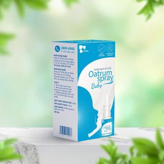 Dung dịch xịt mũi Oatrum Spray Baby dung tích 20ml