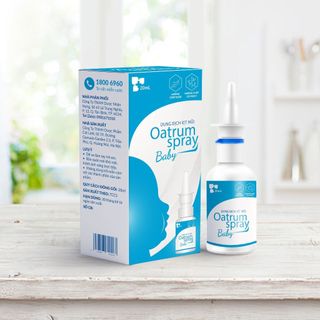 Dung dịch xịt mũi Oatrum Spray Baby dung tích 20ml