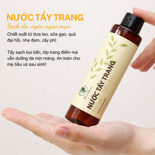 [Xả kho]Nước tẩy trang sữa gạo nha đam, làm sạch và dưỡng trắng da Wonmom 150ml