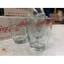 4 LY THUỶ TINH UỐNG NƯỚC IN TRÁI DÂU COCACOLA