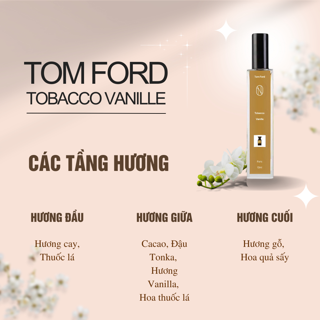 Nước hoa Unisex -  non Tabaco Vanille