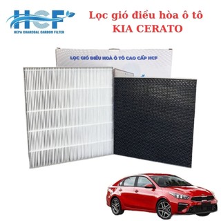 Lọc gió điều hòa cap cấp HCF Hàn Quốc cho xe KIA CERATO 2015 -2025,K3