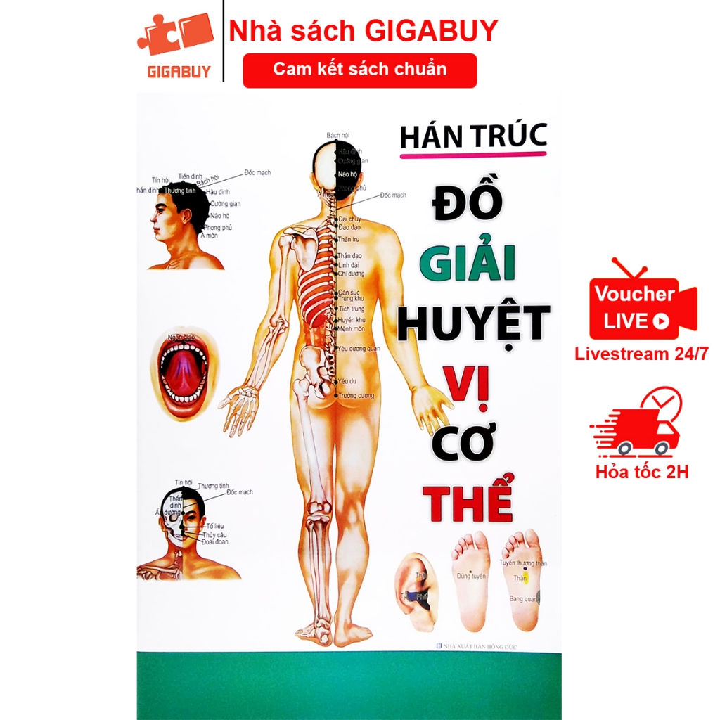 Ảnh Sách - Đồ giải huyệt vị cơ thể - Tác giả Hán Trúc (Minh Lâm) 2