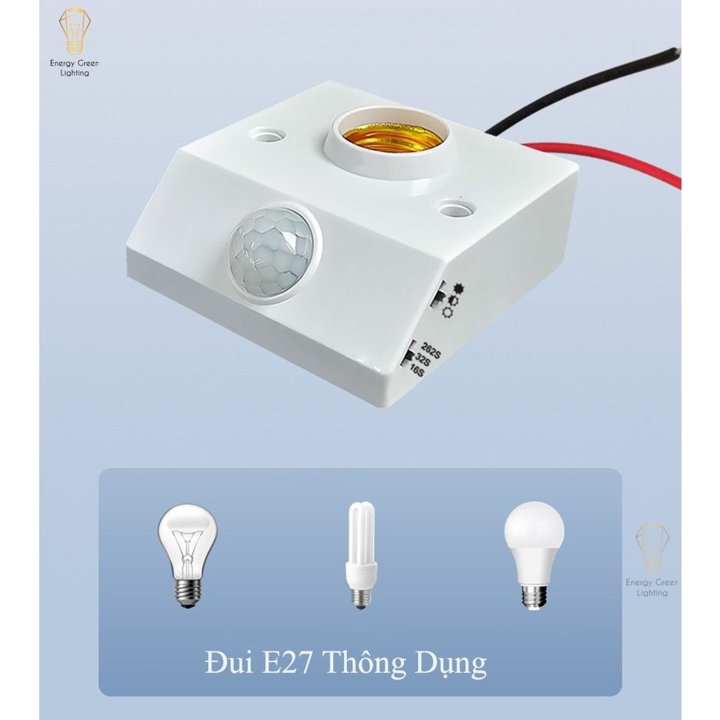 Ảnh Đui Đèn Cảm Biến Chuyển Động Energy Green Lighting CB-S18,CB-S22 - Đui E27 - Cảm Ứng Siêu Nhạy - Dễ Dàng Điều Chỉnh 3