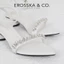 - Giày sandal cao gót nữ mũi nhọn quai đính đá sang trọng cao 5cm - EB069