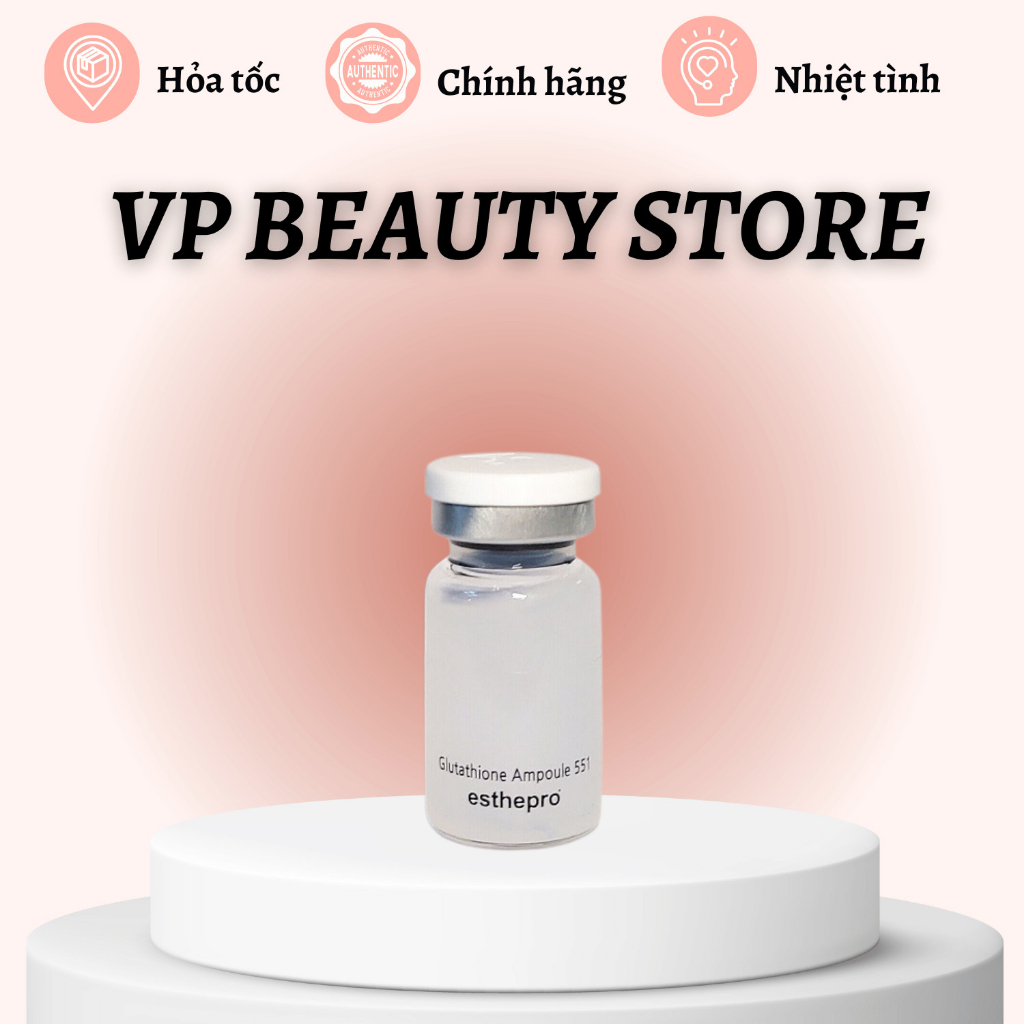 glutathione and alzheimer's Tế bào gốc dưỡng trắng ESTHEPRO 551 Glutathione Ampoule - TÁCH LẺ 1 ỐNG
