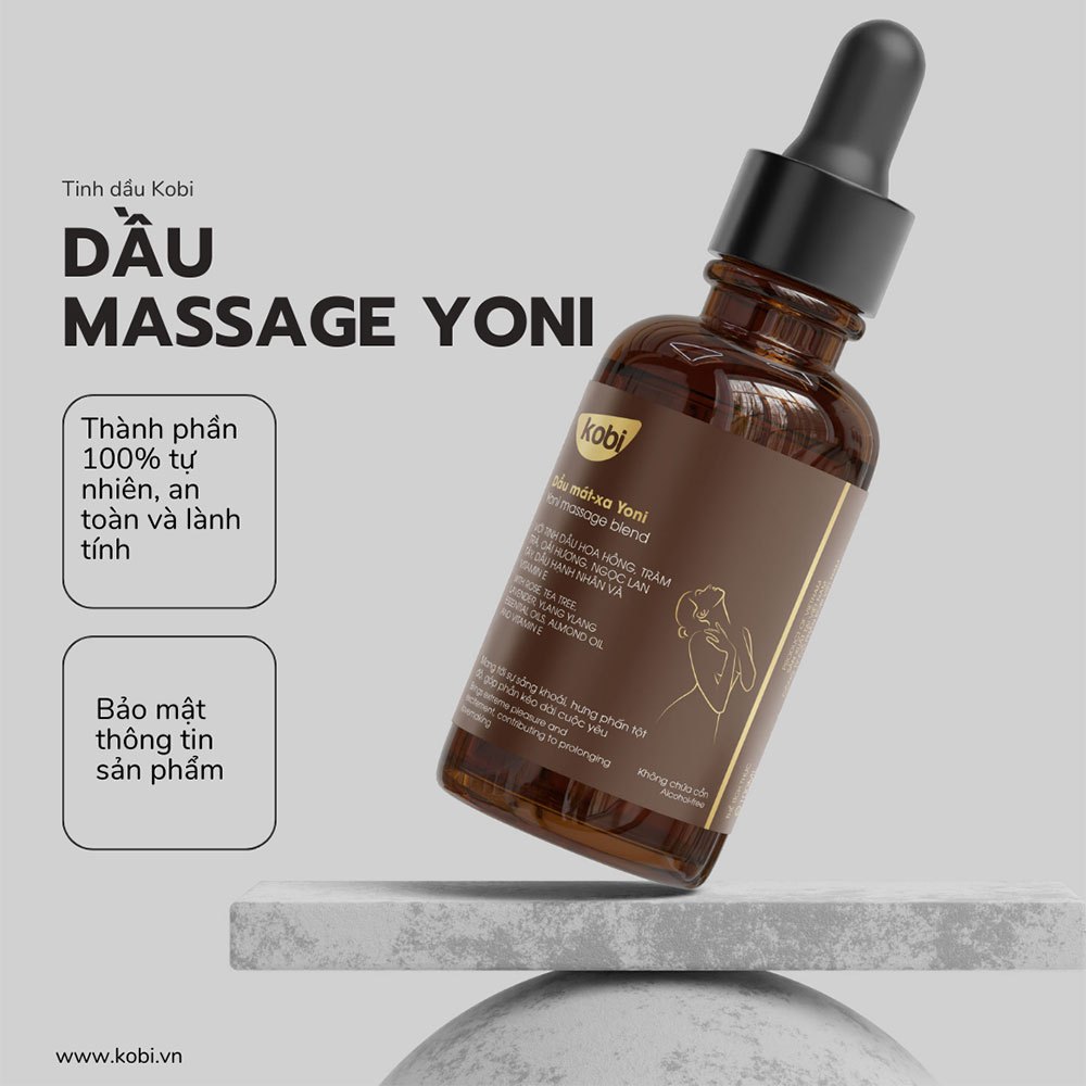 Ảnh Dầu massage yoni body Kobi giúp cải thiện cảm xúc kéo dài cuộc yêu - 100ml 4