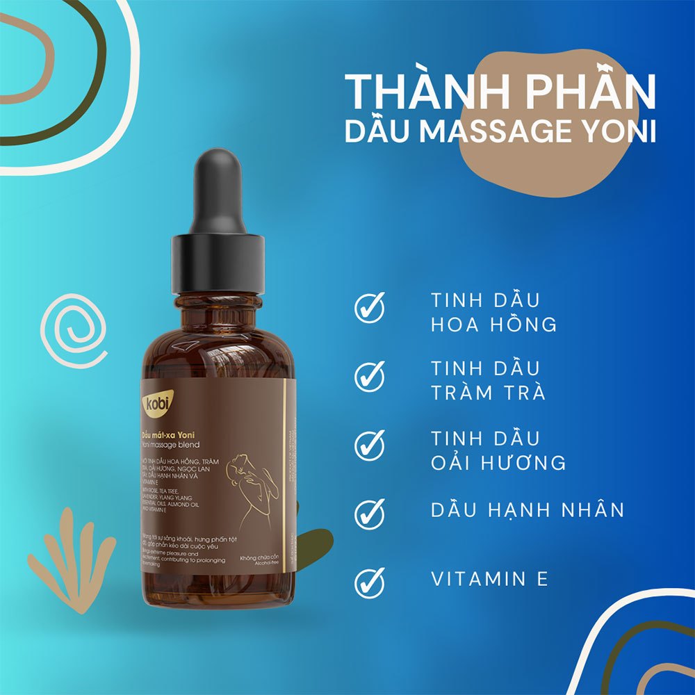 Ảnh Dầu massage yoni body Kobi giúp cải thiện cảm xúc kéo dài cuộc yêu - 100ml 3