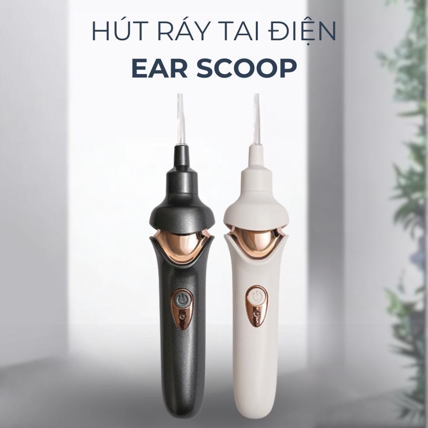 Máy hút ráy tai, dụng cụ lấy ráy tai thông minh có đèn Ear Scoop cao ...