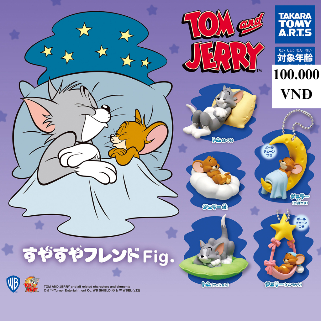 Đồ chơi gacha gashapon mô hình Tom & Jerry [59087] | Shopee Việt Nam