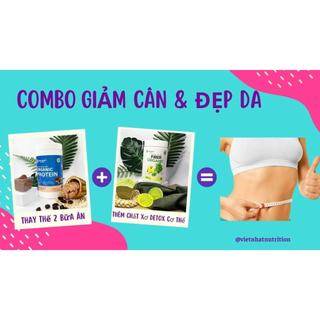 Sữa hạt Organic Protein kèm detox rau củ thải độc đẹp da Việt nhật nutrition 2kg