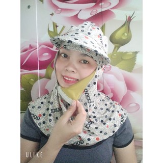 Mũ nón chống nắng _Nón dây kéo bên hông bông CÓ DÂY CỘT hàng 2 lớp chống nắg chống tia UV tia cực tím