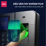 Máy Chấm Công DELI Vân Tay Nhận Diện Gương Mặt Tiếng Việt Màn Hình 2.4" Báo Cáo Excel Bảo Hành 1 Năm — ảnh 5