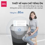 Máy Hủy Tài Liệu DELI Máy Cắt Giấy Huỷ Card CD Máy Bảo Mật Thông Tin Dữ Liệu Cho Doanh Nghiệp, Văn Phòng — ảnh 6