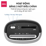 Máy Hủy Tài Liệu DELI Máy Cắt Giấy Huỷ Card CD Máy Bảo Mật Thông Tin Dữ Liệu Cho Doanh Nghiệp, Văn Phòng — ảnh 7