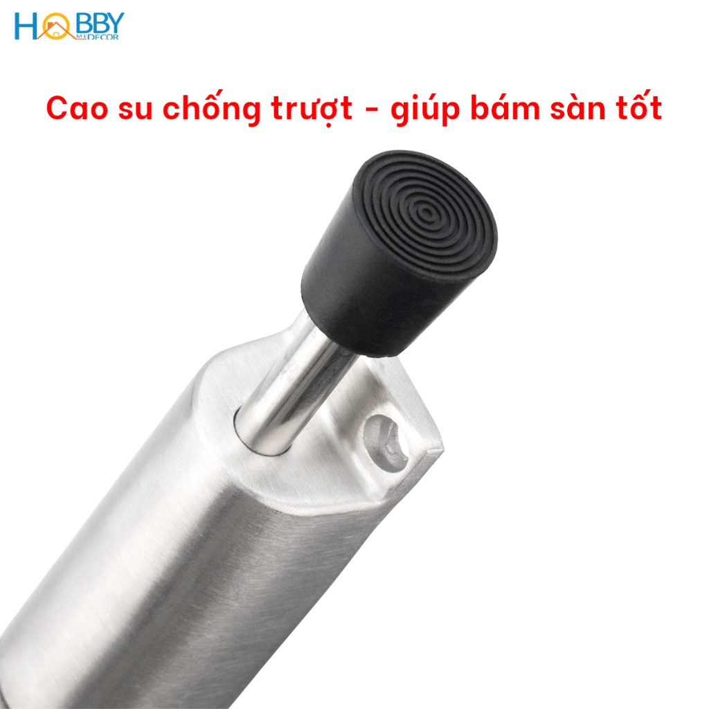 Chốt chặn cửa chống va đập 2 chiều inox 304 Hobby home decor CCD2