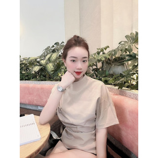 Đồng hồ Duolz mặt oval vuông quai da full box