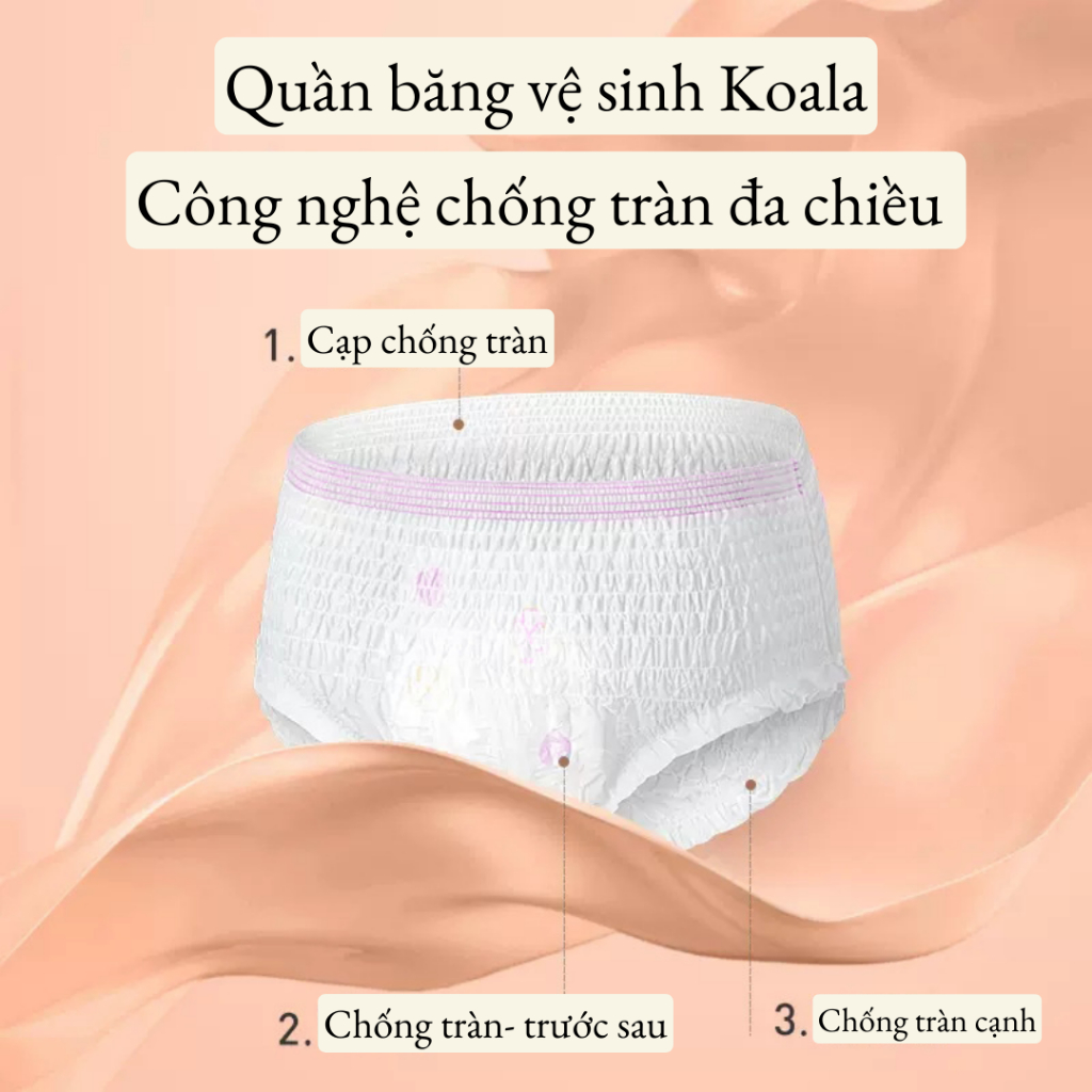 Mua 2 tặng 2 (50 miếng) Băng vệ sinh dạng quần Topsoft chống tràn ban đêm size M/L/XL từ 35-105kg