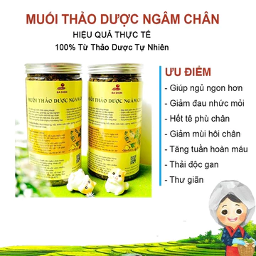 Thảo Dược Ngâm Chân Đông Y - Thải Độc Giảm Đau Nhức - Tê Chân - Giảm Hôi Chân, Muối Ngâm Chân Ngủ Ngon