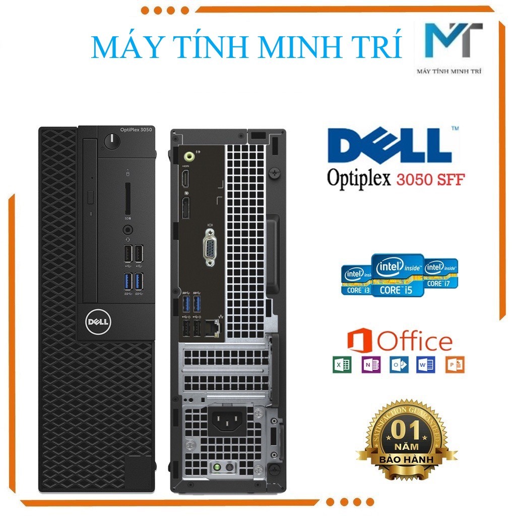 Máy tính đồng bộ Dell 3050 SFF i7 i5 i3 gen 6,7 Bảo hành 12 Máy tính đồng bộ Dell 3050 SFF i7 i5 i3 gen 6,7 Bảo hành 12