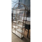 [Kho kệ cho shop] Kệ khung sắt mặt ván gỗ phủ melamin chống trầy  trưng đồ shop giày dép, mỹ phẩm, phụ kiện shop VNS-037 — ảnh 6