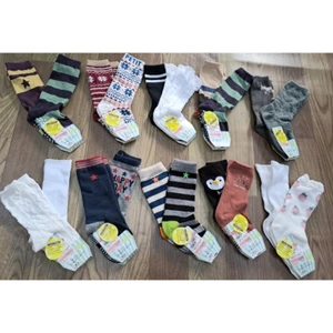 Set 2 đôi tất trẻ em cổ cao bé trai, bé gái xuất Nhật - dư xịn (1-8y)