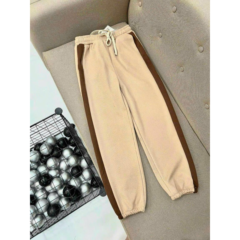 quần bom nỉ nhung tăm chất dày dặn