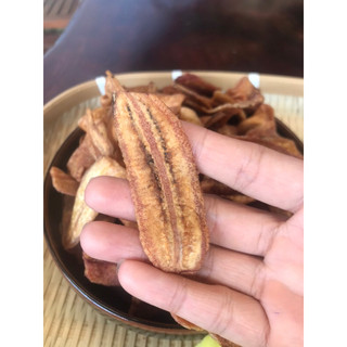 CHUỐI SẤY MỘC KHÔNG ĐƯỜNG GIA LAI( gói 500g)