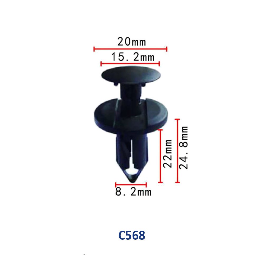 Bộ 10 chốt nhựa C568 dành cho xe General Motors sản xuất với độ chính ...