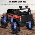 Xe ô tô điện trẻ em địa hình cỡ lớn siêu HOT BBT-3838, 2 bé ngồi, tải trọng lớn — ảnh 5
