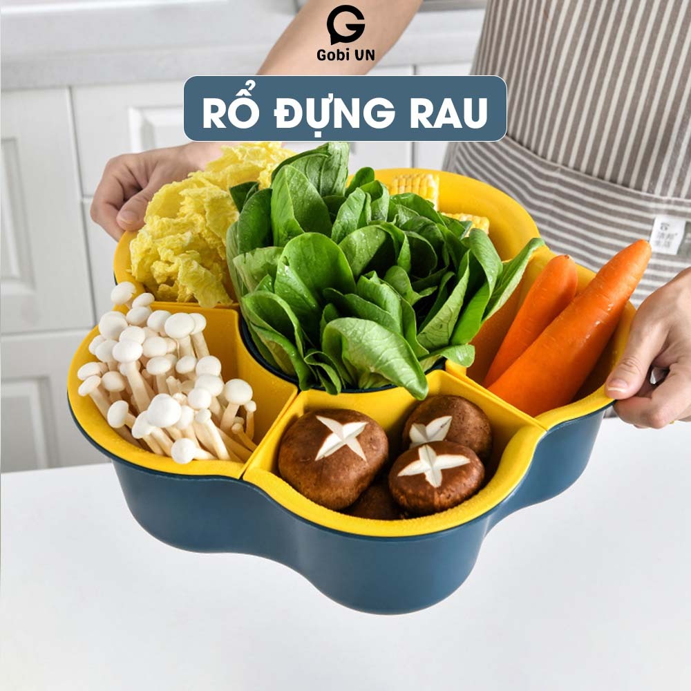 Rổ Nhựa, Rổ Đựng Rau Thiết Kế Thông Minh Xoay Tròn, Rổ Nhựa Đựng Rau Ăn ...