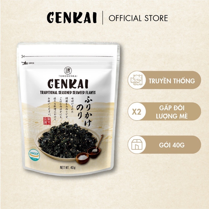 Rong Biển Trộn Cơm GENKAI Thơm Ngon - Vị Truyền thống Nhật Bản Gói lớn ...