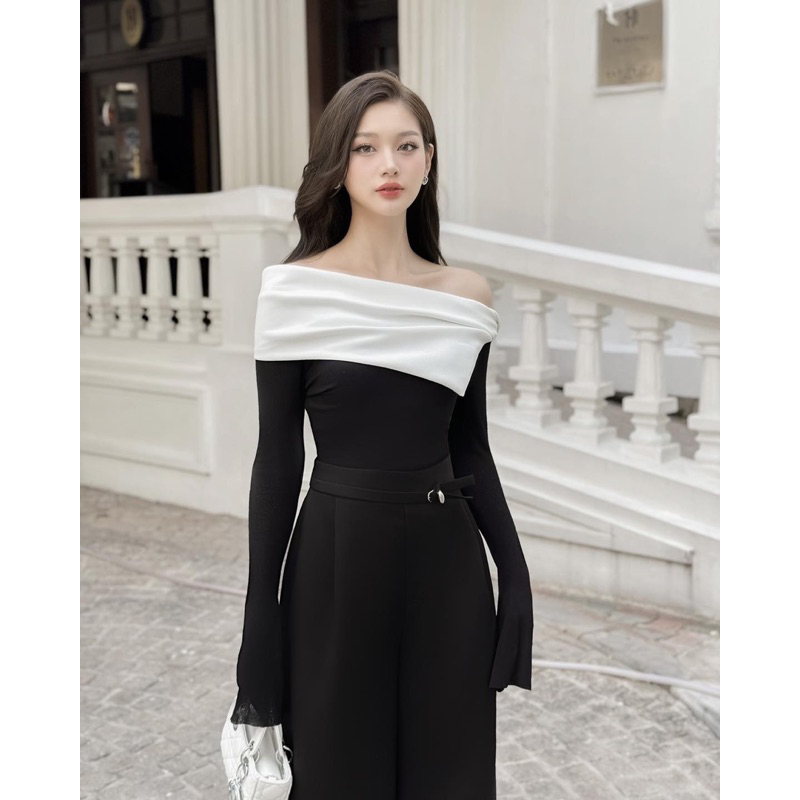 RUE TOP - Tinh Tế & Thanh Lịch Trong Chiếc Áo Trễ Vai Sang Trọng
