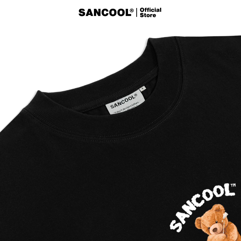 Áo Thun Sancool Unisex Premium Cotton 250gsm Bear Fix Your Own thumbnail 2
