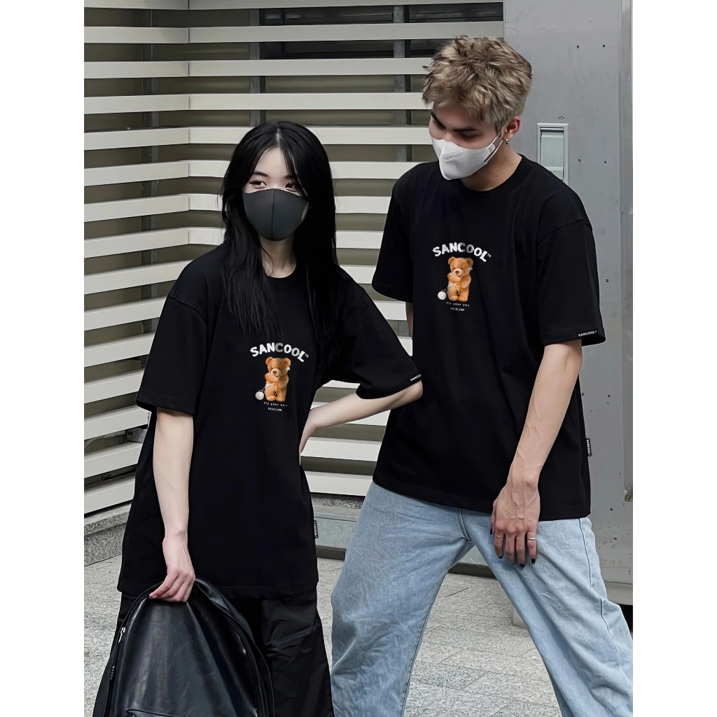 Áo Thun Sancool Unisex Premium Cotton 250gsm Bear Fix Your Own thumbnail 3