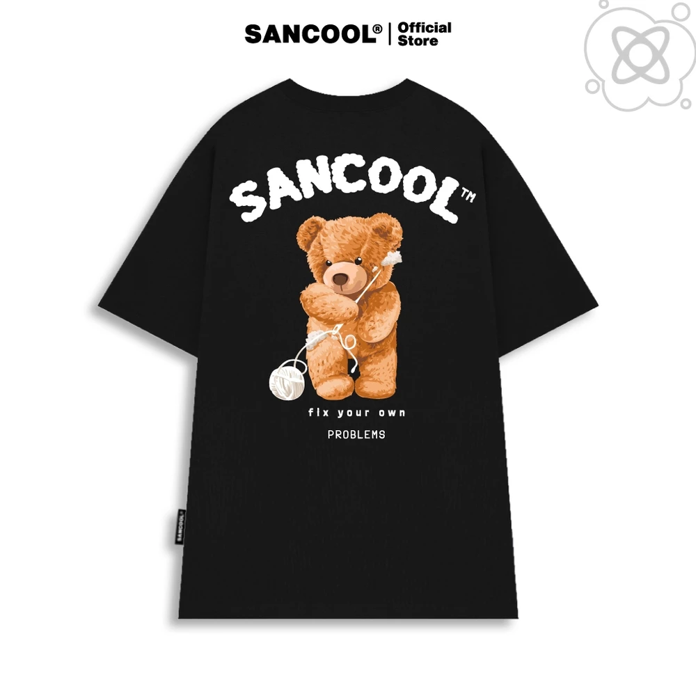 Áo Thun Sancool Unisex Premium Cotton 250gsm Bear Fix Your Own