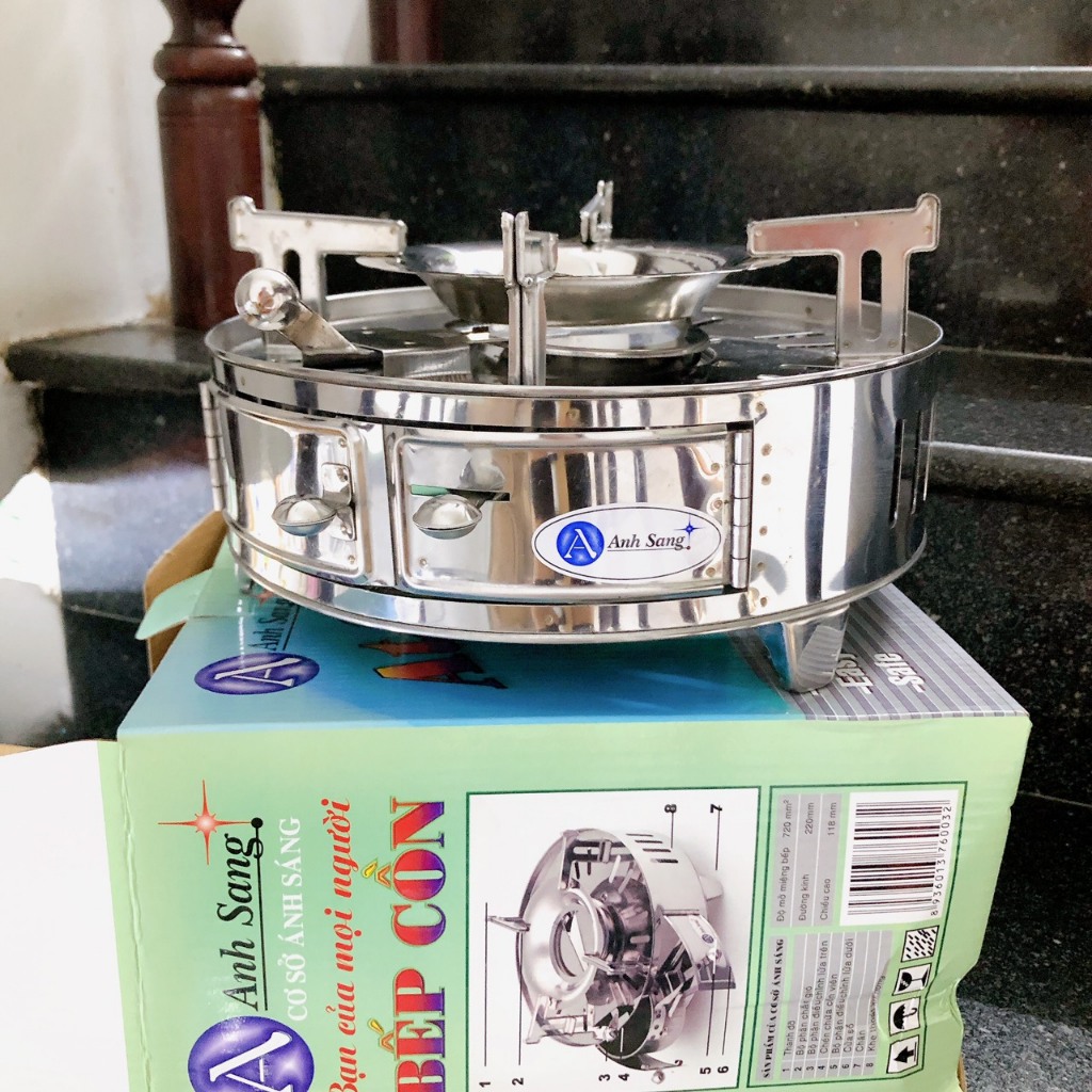 Bếp tròn cao cấp Ánh Sáng LOẠI 1 HÀNG XỊN - Bếp  VN sản xuất