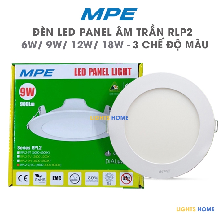 Đèn LED Âm trần MPE RPL2 - 3 Chế độ màu | Shopee Việt Nam